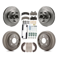 Charger l'image dans la galerie, Rotors de frein à disque avant et arrière, plaquettes en céramique et Kit de tambour (7 pièces) pour GMC Yukon 