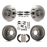Kit de tambour à plaquettes en céramique pour Rotor de frein avant et arrière (7 pièces) pour Ford F-150 E-150 Econoline 