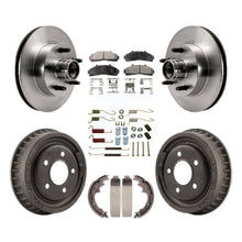 Load image into Gallery viewer, Front Rear Brake Rotors Ceramic Pad &amp; Drum Kit (7Pc) For Ford Ranger Mazda B2500