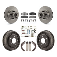 Charger l&#39;image dans la galerie, Kit de tambours à plaquettes en céramique pour rotors de frein avant et arrière (7 pièces) pour Ford Ranger RWD 2006-2009 
