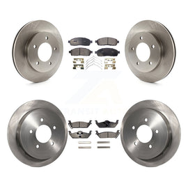 [Front+Rear] 2004 Ford F-150 4WD Premium OE Brake Rotors & Ceramic Pads Kit For Max Braking