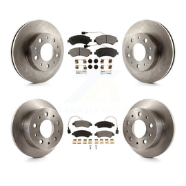 Front Rear Disc Brake Rotor And Ceramic Pad Kit For Ram ProMaster 1500 2500 3500
