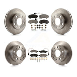 Front Rear Disc Brake Rotor And Ceramic Pad Kit For Ram ProMaster 1500 2500 3500