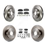 [Front+Rear] 2017-2022 Acura ILX Premium OE Brake Rotors & Ceramic Pads Kit For Max Braking