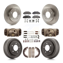 Load image into Gallery viewer, Front Rear Disc Brake Rotors Ceramic Pads And Drum Kit (9Pc) For Ford F-150 4WD