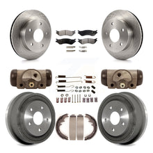 Charger l&#39;image dans la galerie, [Front+Rear] 00-01 Dodge Ram 1500 4WD Premium OE Brake Rotor Drum Kit &amp; Ceramic Pads For Max Braking
