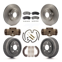 Load image into Gallery viewer, Front Rear Brake Rotors Ceramic Pad Drum Kit (9Pc) For Chevrolet Venture Pontiac