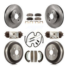 Load image into Gallery viewer, Front Rear Brake Rotor Ceramic Pad Drum Kit (9Pc) For Chevrolet Cobalt Saturn G5