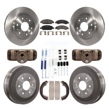 Load image into Gallery viewer, Front Rear Brake Rotor Ceramic Pad &amp; Drum Kit (9Pc) For Chevrolet Silverado 1500