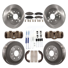 Charger l'image dans la galerie, Front Rear Brake Rotor Ceramic Pad &amp; Drum Kit (9Pc) For Chevrolet Silverado 1500