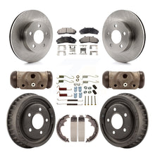 Load image into Gallery viewer, Front Rear Brake Rotors Ceramic Pad &amp; Drum Kit (9Pc) For Ford Ranger Mazda B3000