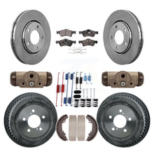 Load image into Gallery viewer, Front Rear Brake Rotor Ceramic Pad And Drum Kit (9Pc) For Dodge Caravan Chrysler