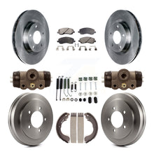 Load image into Gallery viewer, Front Rear Brake Rotor Ceramic Pad Drum Kit (9Pc) For Jeep Patriot Compass Dodge