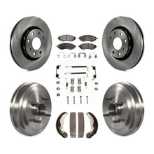 Load image into Gallery viewer, Front Rear Brake Rotors Ceramic Pad &amp; Drum Kit (7Pc) For Chevrolet Aveo Aveo5 G3