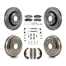 Load image into Gallery viewer, Front Rear Brake Rotor Ceramic Pad Drum Kit (7Pc) For Chevrolet Aveo Spark Aveo5