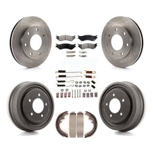 Charger l&#39;image dans la galerie, [Front+Rear] 1999 Ford F-150 4WD Premium OE Brake Rotor Drum Kit &amp; Ceramic Pads For Max Braking
