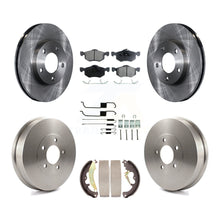 Load image into Gallery viewer, [Front+Rear] 2007 Ford Escape Mercury Premium OE Brake Rotor Drum Kit &amp; Ceramic Pads For Max Braking