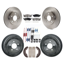 Load image into Gallery viewer, Front Rear Brake Rotor Ceramic Pad And Drum Kit (7Pc) For Chrysler Grand Voyager