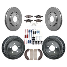 Load image into Gallery viewer, Front Rear Brake Rotor Ceramic Pad And Drum Kit (7Pc) For Dodge Caravan Chrysler