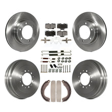 Load image into Gallery viewer, Front Rear Disc Brake Rotors Ceramic Pads And Drum Kit (7Pc) For Toyota 4Runner