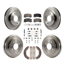 Charger l'image dans la galerie, Kit de plaquettes et de tambour en céramique, Rotor de frein à disque avant et arrière (7 pièces) pour Mitsubishi Lancer 