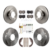 Load image into Gallery viewer, Front Rear Disc Brake Rotors Ceramic Pads And Drum Kit (7Pc) For Toyota Tacoma