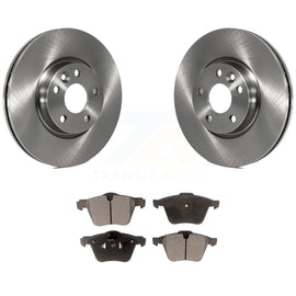 Kit de rotor de frein avant et de plaquettes en céramique pour Volvo V70 2008 avec diamètre 300 mm 