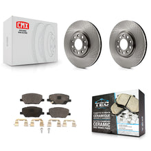 Load image into Gallery viewer, Front Disc Brake Rotors And Ceramic Pads Kit For Jeep Renegade Compass Fiat 500X