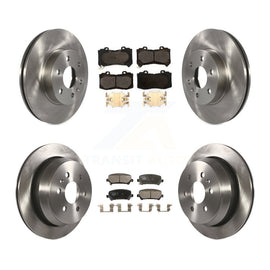 Front Rear Disc Brake Rotors & Ceramic Pad Kit For Chevrolet Colorado GMC Canyon