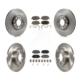 Front Rear Disc Brake Rotors And Ceramic Pads Kit For Jeep Renegade Fiat 500X