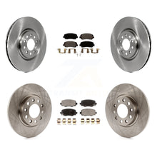 Load image into Gallery viewer, Front Rear Disc Brake Rotors And Ceramic Pads Kit For Jeep Cherokee Chrysler 200