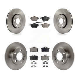 Front Rear Disc Brake Rotors And Ceramic Pads Kit For Volkswagen Beetle