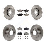 Front Rear Disc Brake Rotors And Ceramic Pads Kit For Volkswagen Beetle