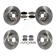 Load image into Gallery viewer, Front Rear Disc Brake Rotors And Ceramic Pads Kit For Volkswagen GTI