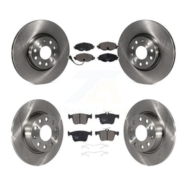 Front Rear Disc Brake Rotor Ceramic Pad Kit For Audi A3 Quattro Sportback e-tron