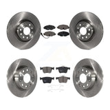 Front Rear Disc Brake Rotor Ceramic Pad Kit For Audi A3 Quattro Sportback e-tron