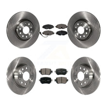 Charger l'image dans la galerie, Front Rear Brake Rotor &amp; Ceramic Pad Kit For Volkswagen GTI Golf Alltrack Passat
