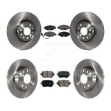Front Rear Brake Rotor & Ceramic Pad Kit For Volkswagen GTI Golf Alltrack Passat