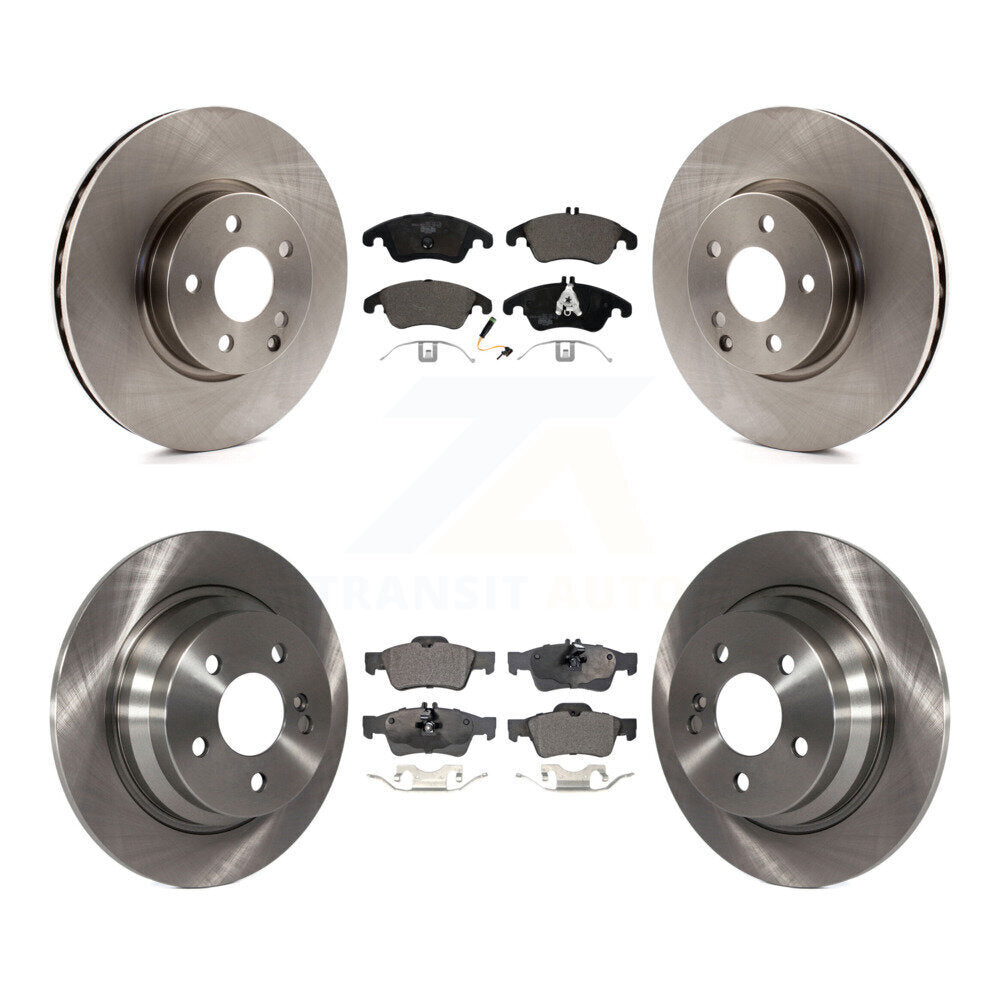 Front Rear Disc Brake Rotors And Ceramic Pads Kit For Mercedes-Benz E250