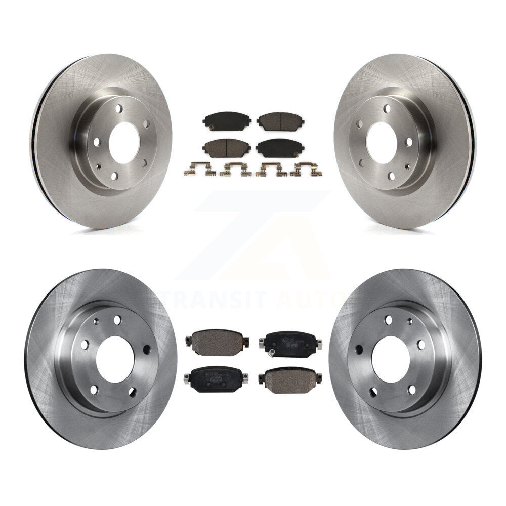 [Front+Rear] 2019-2021 Mazda CX-3 AWD Premium OE Brake Rotors & Ceramic Pads Kit For Max Braking