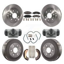 Load image into Gallery viewer, Front Rear Brake Rotor Ceramic Pad &amp; Drum Kit (9Pc) For Chevrolet Silverado 1500