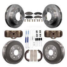 Load image into Gallery viewer, Front Rear Brake Rotor Ceramic Pad &amp; Drum Kit (9Pc) For Chevrolet Silverado 1500