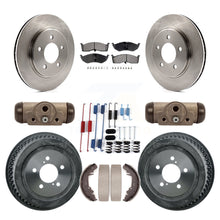 Load image into Gallery viewer, Front Rear Brake Rotor Ceramic Pad Drum Kit (9Pc) For Dodge Grand Caravan Town &amp;