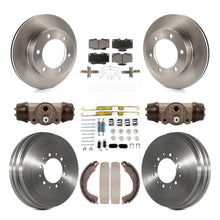 Load image into Gallery viewer, Front Rear Brake Rotor Ceramic Pad And Drum Kit (9Pc) For 2004 Toyota Tacoma 4WD