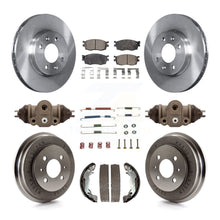 Load image into Gallery viewer, Front Rear Brake Rotor Ceramic Pad Drum Kit (9Pc) For Hyundai Accent To 09 30 05