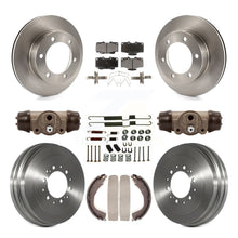 Load image into Gallery viewer, Front Rear Brake Rotor Ceramic Pad Drum Kit (9Pc) For Toyota 4Runner Limited/SR5