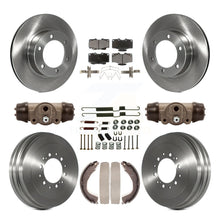 Load image into Gallery viewer, Front Rear Brake Rotor Ceramic Pad Drum Kit (9Pc) For Toyota 4Runner Limited/SR5