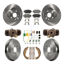 Load image into Gallery viewer, [Front+Rear] 2008 Toyota Prius Premium OE Brake Rotor Drum Kit &amp; Ceramic Pads For Max Braking