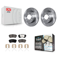 Load image into Gallery viewer, Rear Disc Brake Rotors And Ceramic Pads Kit For Hyundai Sonata Kia Optima
