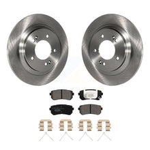 Load image into Gallery viewer, Rear Brake Rotor Ceramic Pad Kit For 2016 Kia Optima With Electric Parking